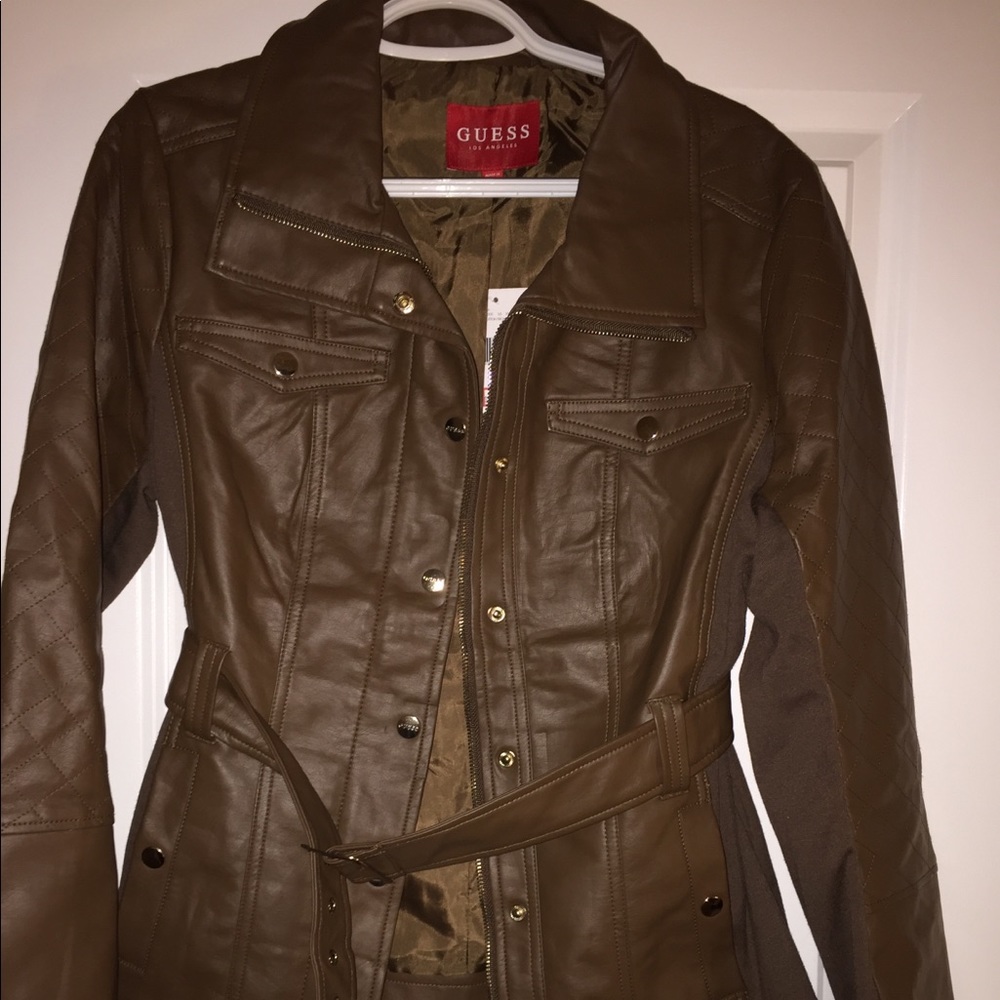 Guess leather jacket